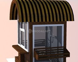 Киоска - карета для продажа цветов / 3